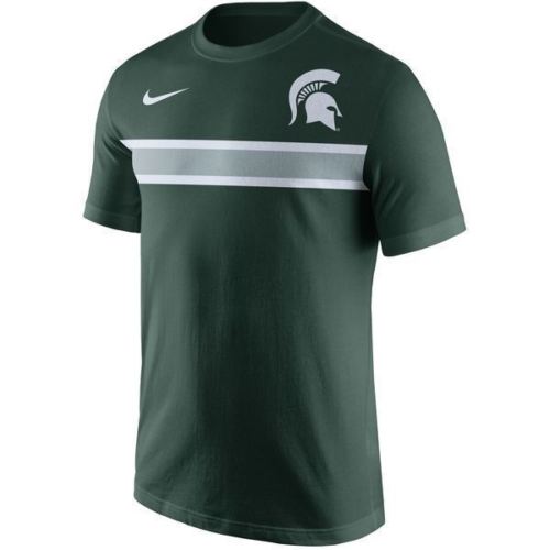 Nike NCAA Men's Michigan State Spartans Team Stripe T-Shirt