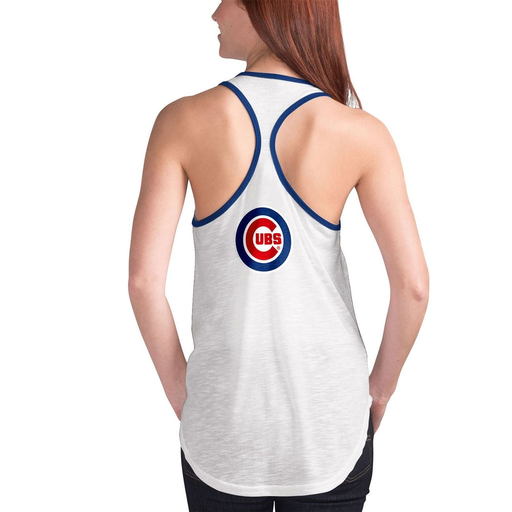 G-III MLB Women's Chicago Cubs Break The Game Tank Top