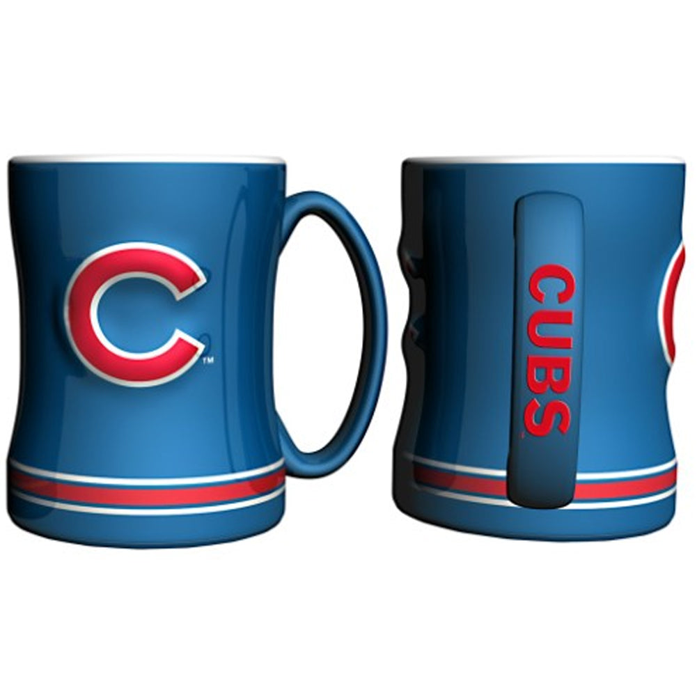 Boelter MLB Chicago Cubs Sculpted Relief Mug Team Color 14oz
