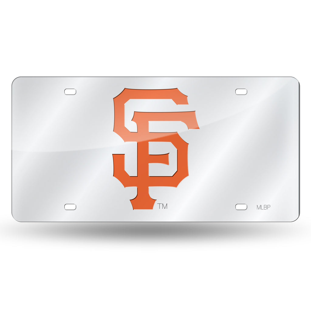 Rico MLB San Francisco Giants Laser Cut Mirror Auto Tag Car License Plate LZS