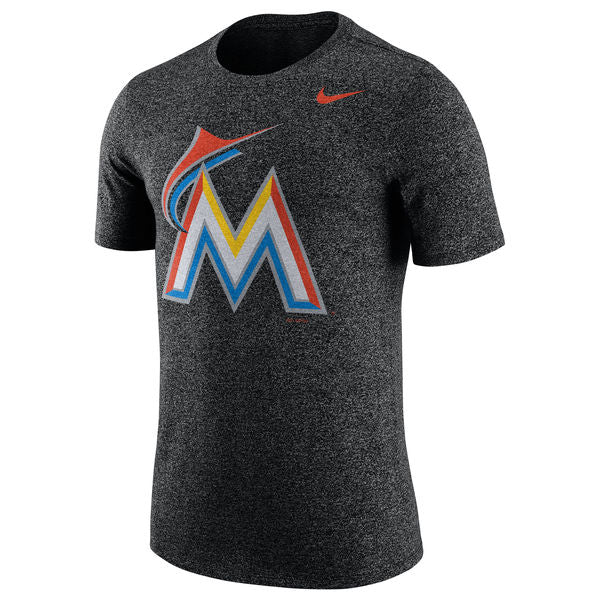 Nike MLB Men's Miami Marlins Marled T-Shirt