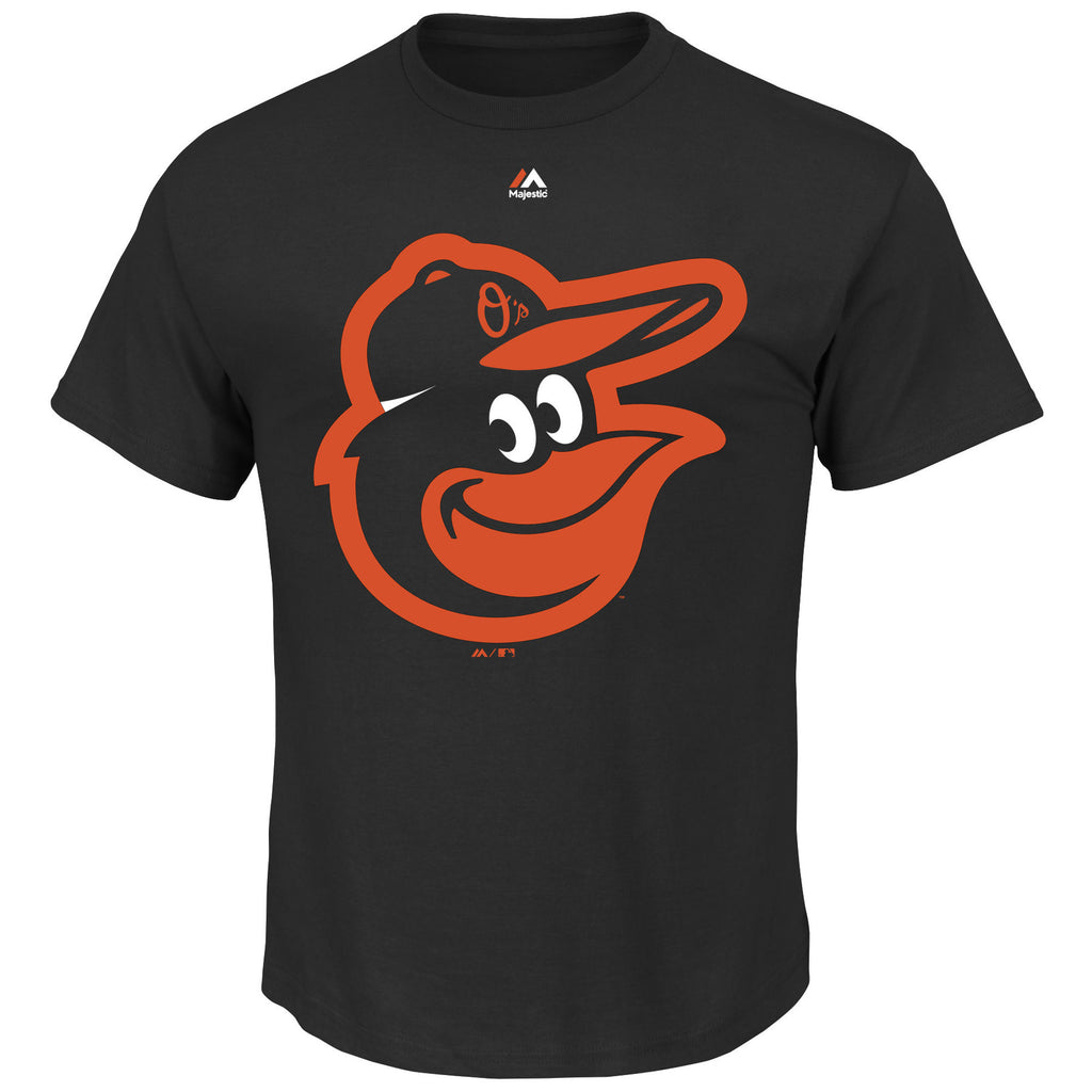 Majestic MLB Men's Baltimore Orioles Official Logo T-Shirt