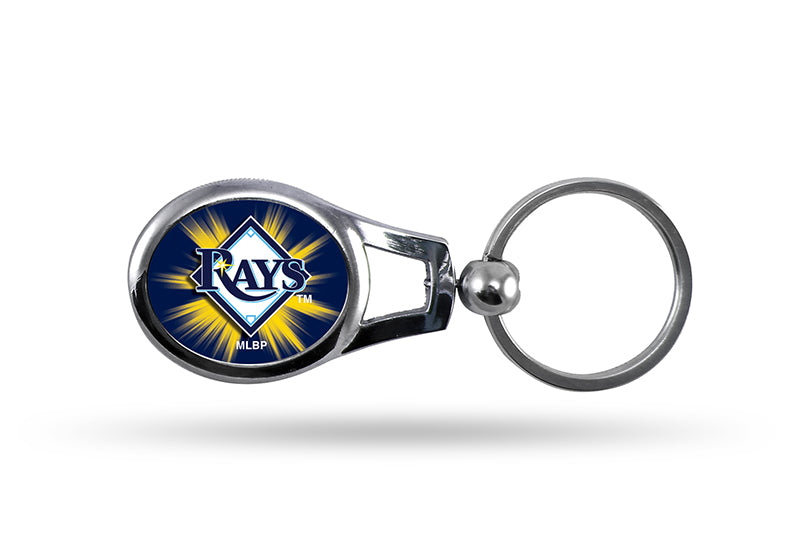 Rico MLB Tampa Bay Rays Oval Key Chain
