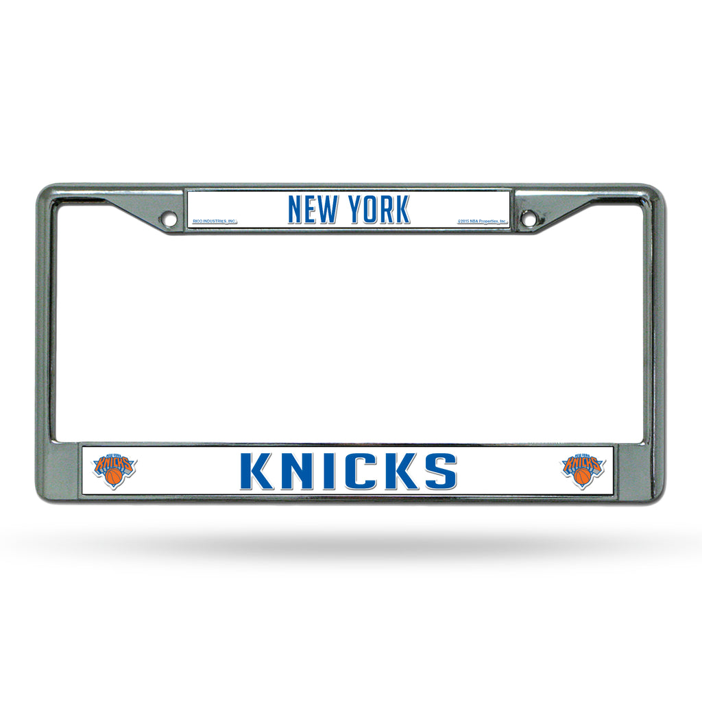 Rico NBA New York Knicks Auto Tag Chrome Frame FC