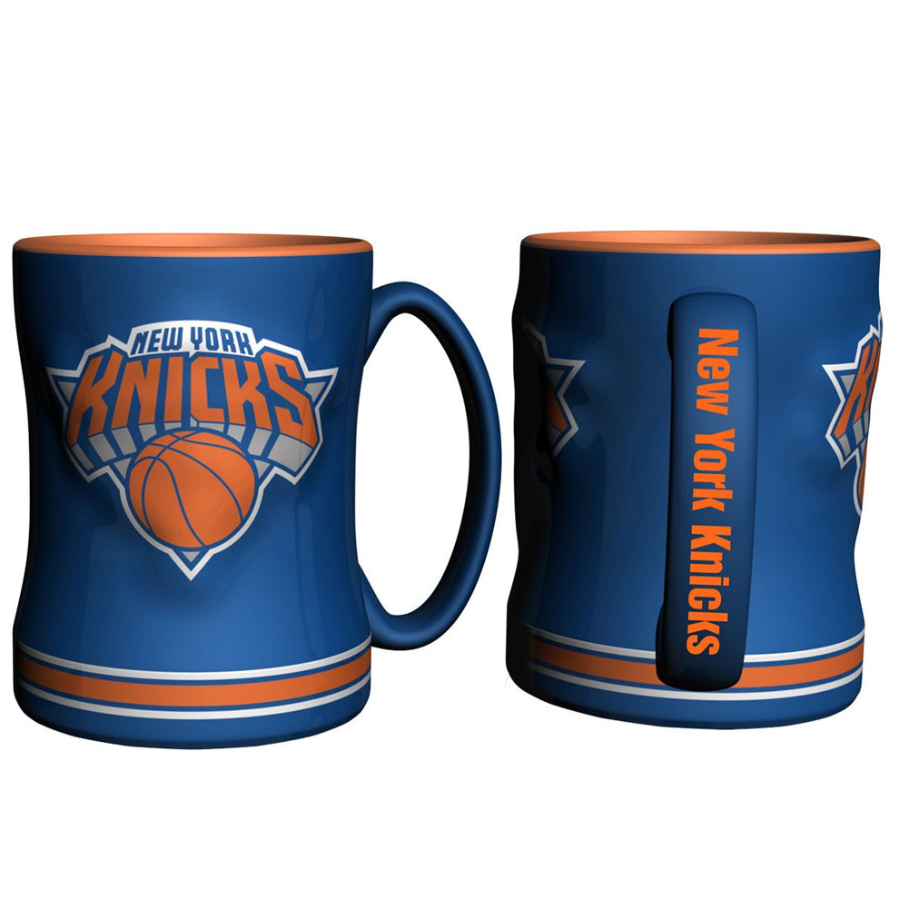 Boelter NBA New York Knicks Sculpted Relief Mug Team Color 14oz