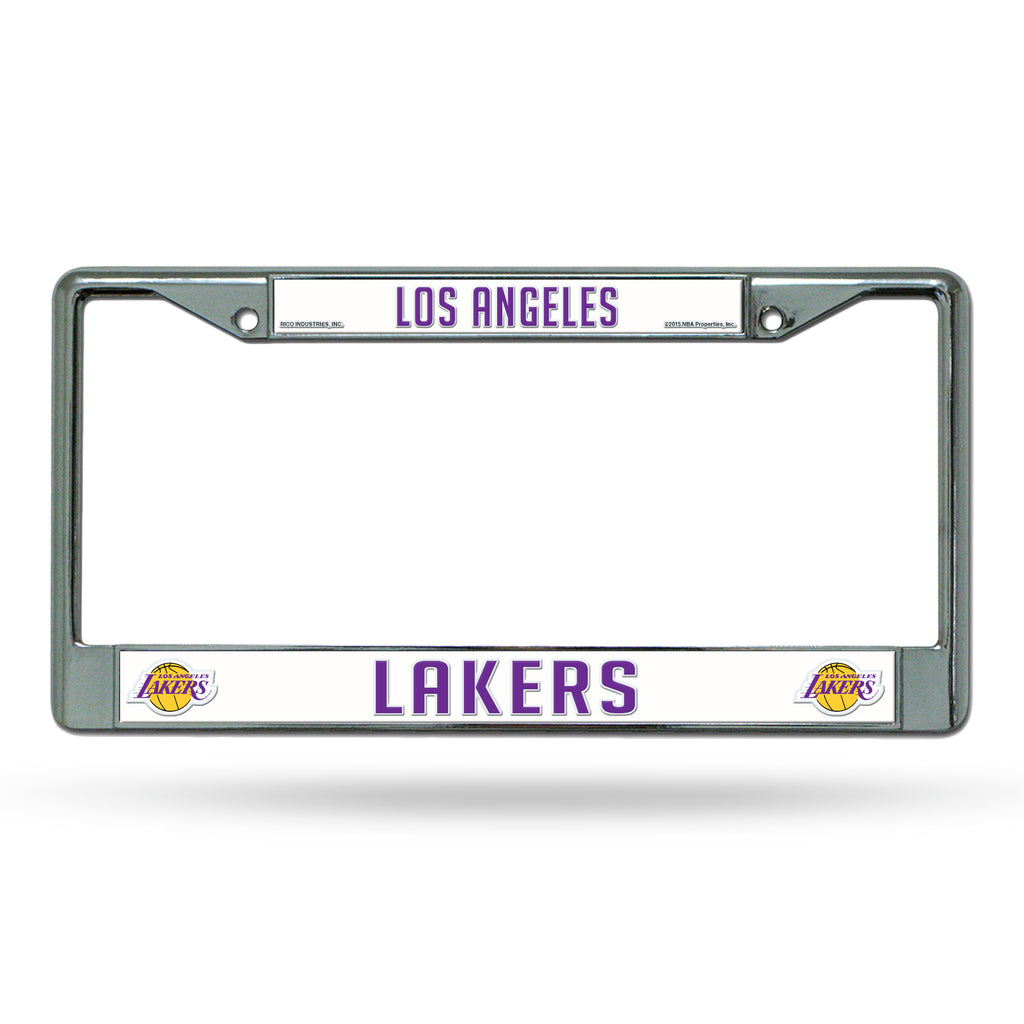 Rico NBA Los Angeles Lakers  Auto Tag Chrome Frame FC
