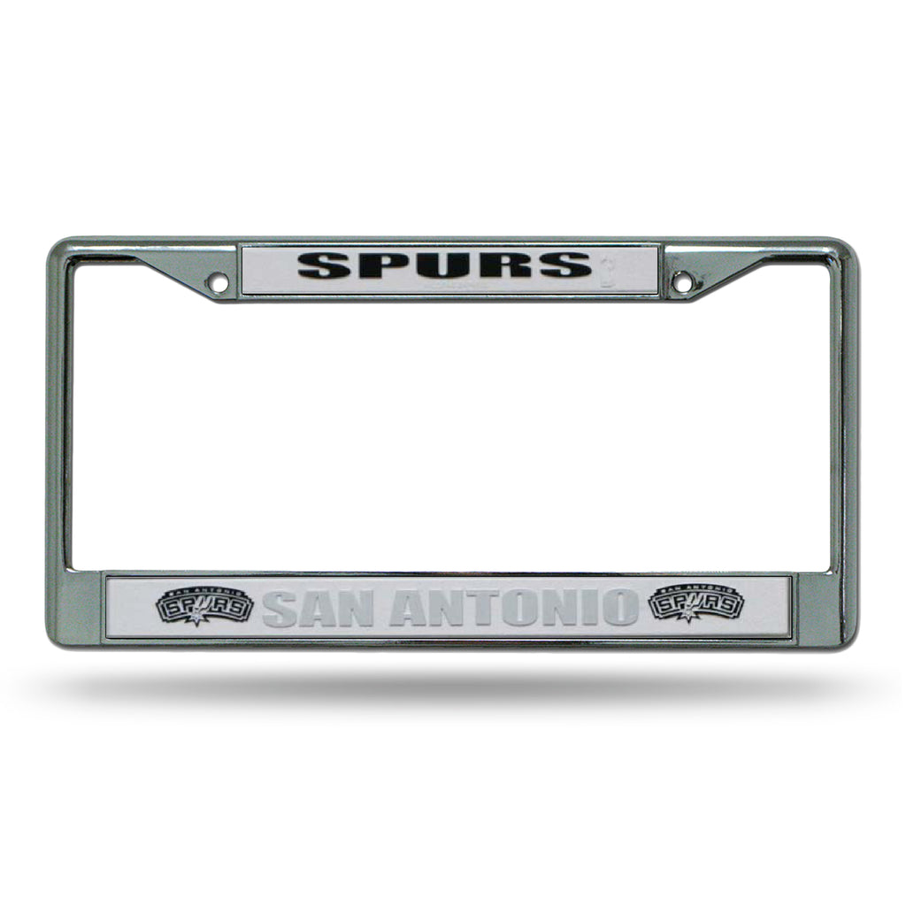 Rico NBA San Antonio Spurs  Auto Tag Chrome Frame FC