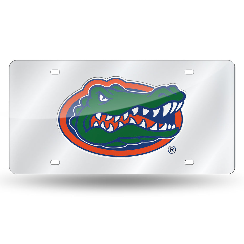 Rico NCAA Florida Gators Laser Cut Mirror Auto Tag Car License Plate LZS