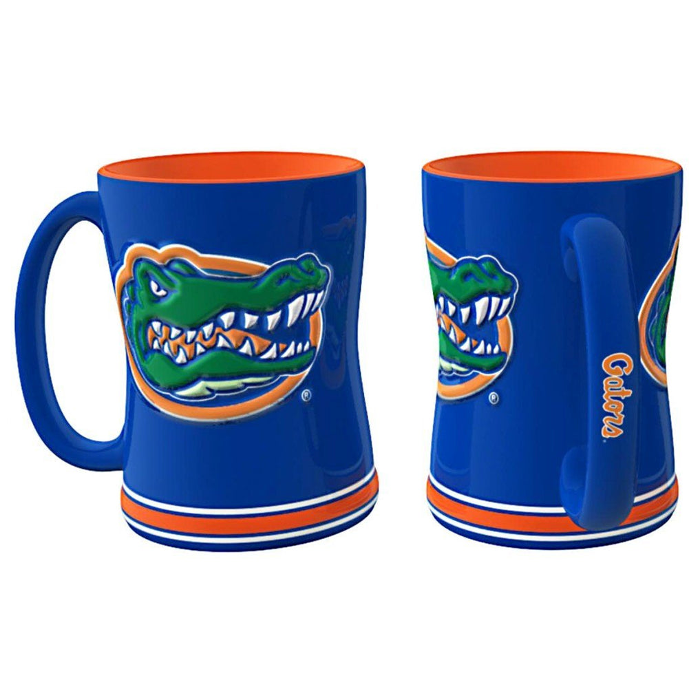 Boelter NCAA Florida Gators Sculpted Relief Mug Team Color 14oz