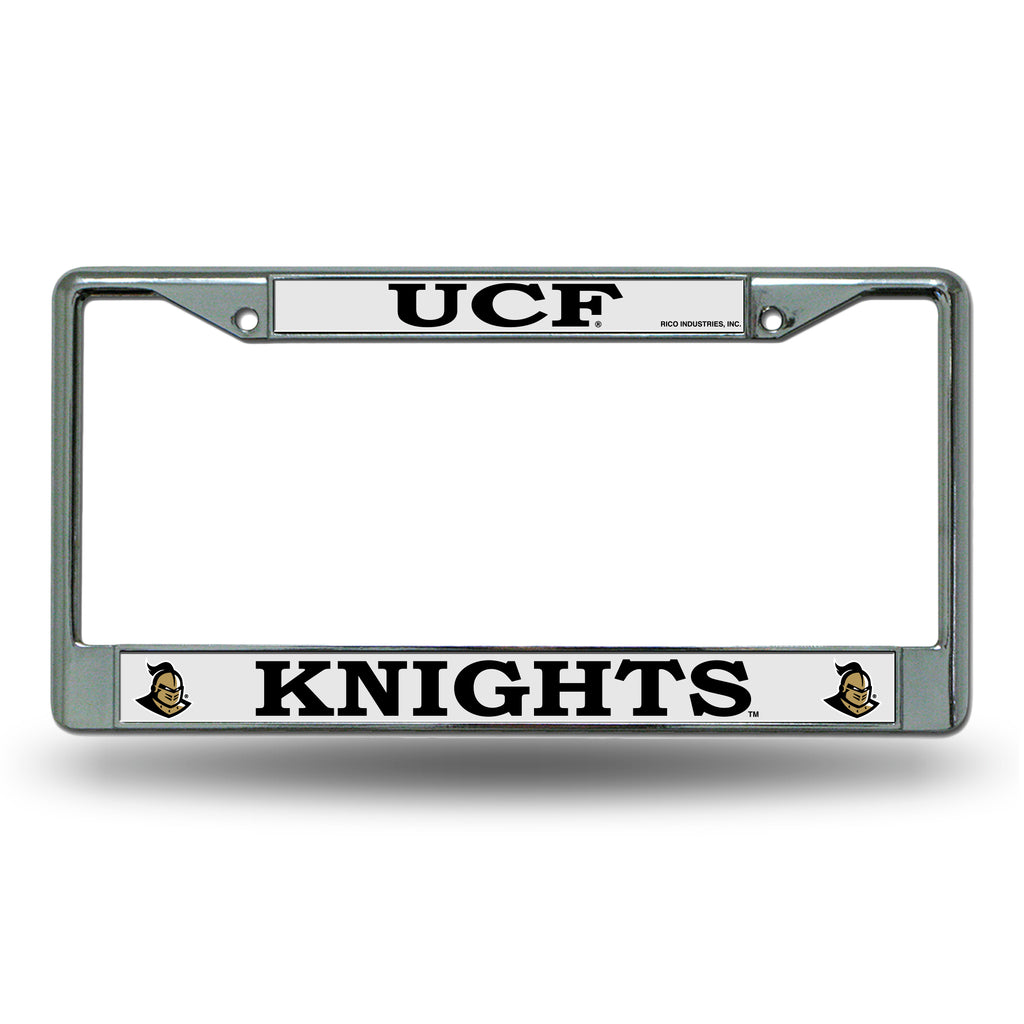 Rico NCAA UCF Knights Auto Tag Chrome Frame FC