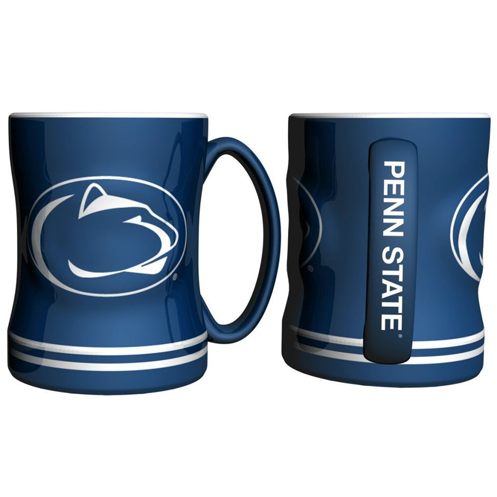 Boelter NCAA Penn State Nittany Lions Sculpted Relief Mug Team Color 14oz