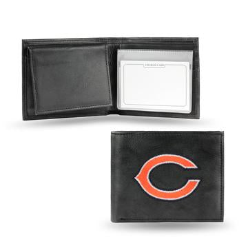 Rico NFL Chicago Bears Embroidered Billfold Genuine Leather Wallet
