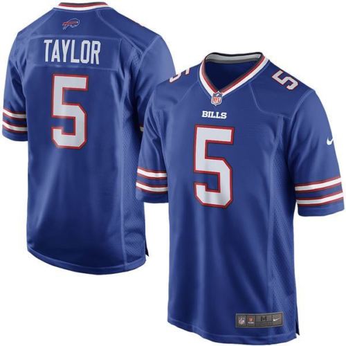 Nike NFL Men's #5 Tyrod Taylor Buffalo Bills Game Jersey – Sportzzone