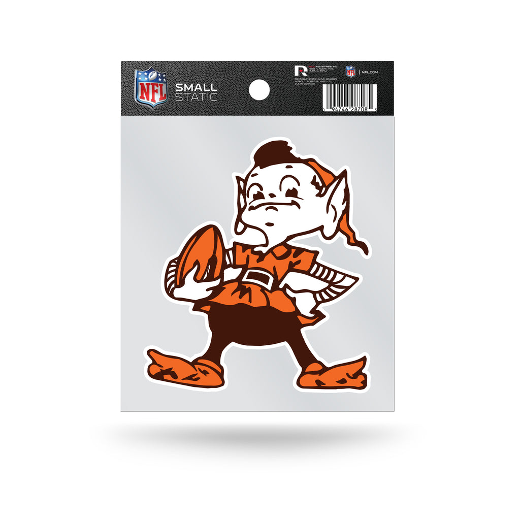 Rico NFL Cleveland Browns Logo Static Cling Auto Decal Car Sticker Small SS