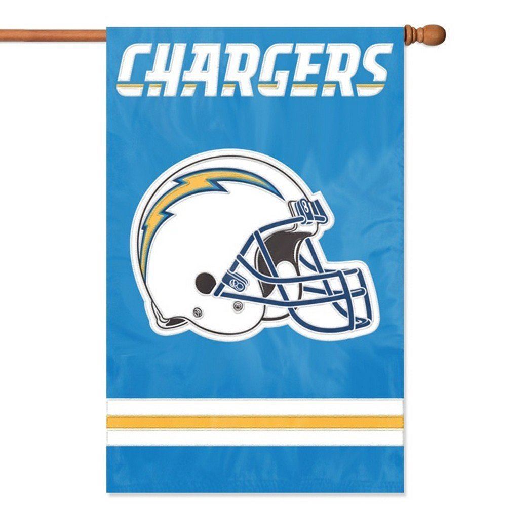 Party Animal NFL Los Angeles Chargers Chargers 28" x 44" House Banner Flag