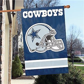 Party Animal NFL Dallas Cowboys House Banner Flag Blue  28" x 44"