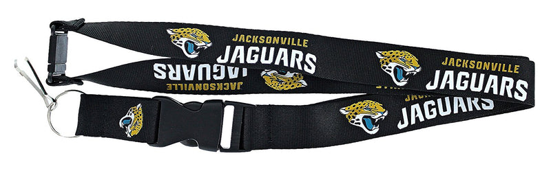 Wholesale- NFL Jacksonville Jaguars K/C Carabiner Lanyard-Black