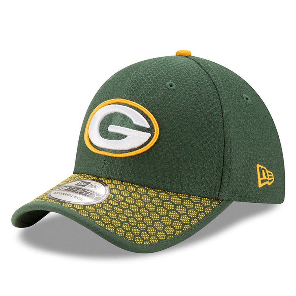 New Era NFL Men's Green Bay Packers Official 2017 Sideline 39THIRTY Fl –  Sportzzone