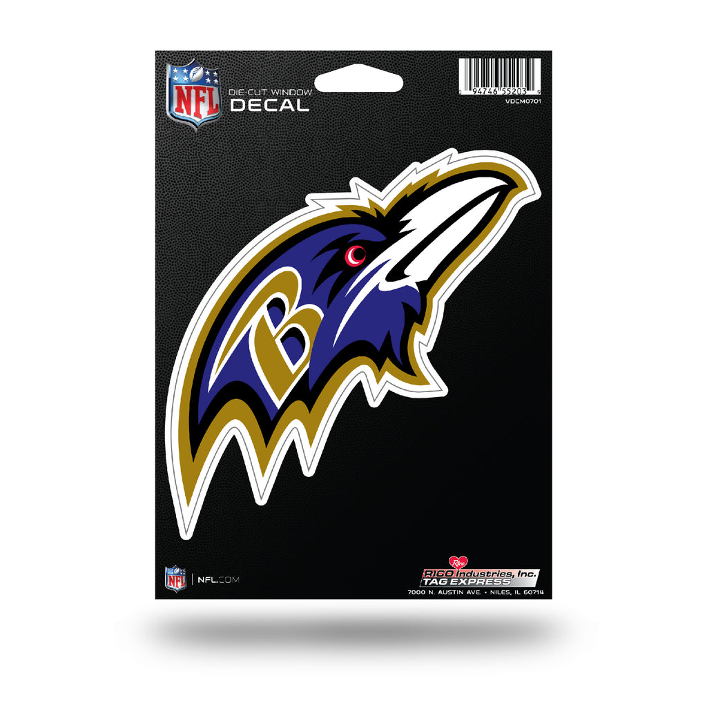 Rico NFL Baltimore Ravens Die Cut Auto Decal Car Sticker Medium VDCM