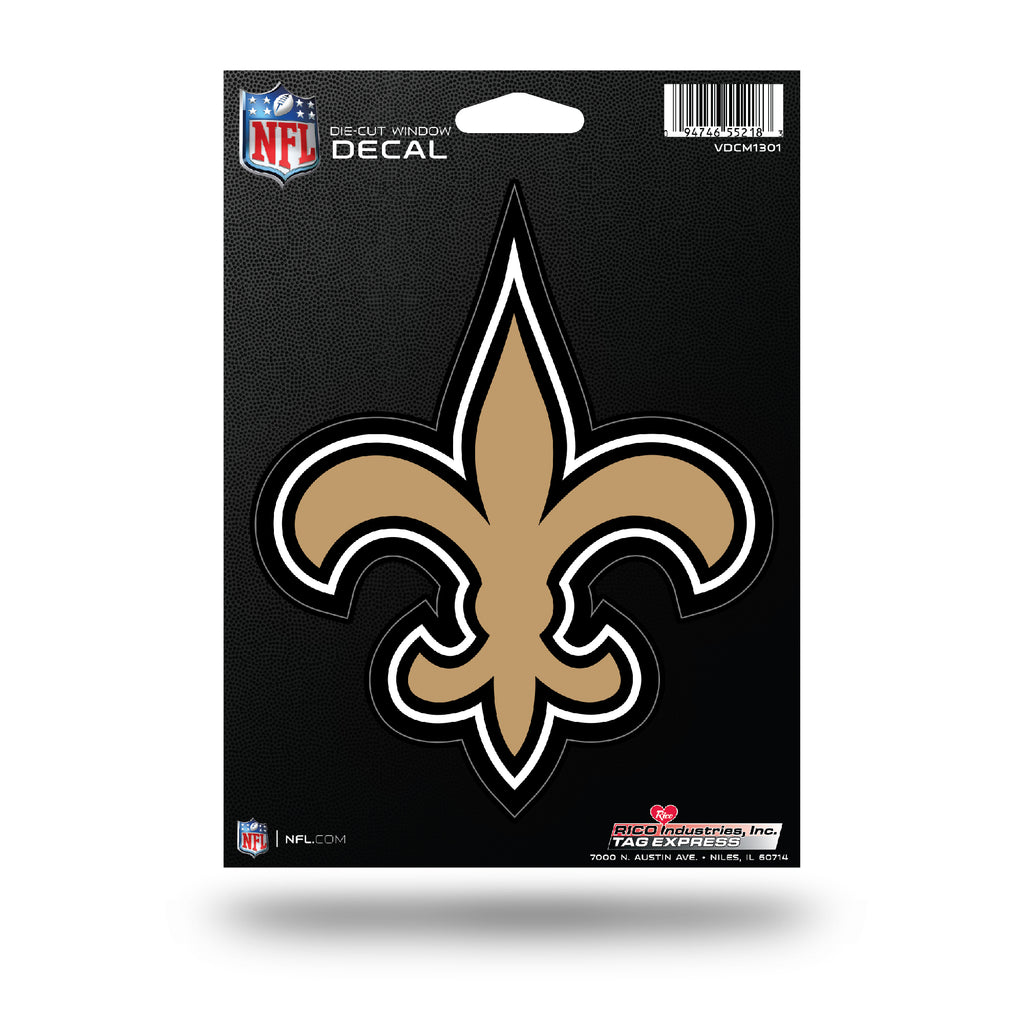 Rico NFL New Orleans Saints Die Cut Auto Decal Car Sticker Medium VDCM