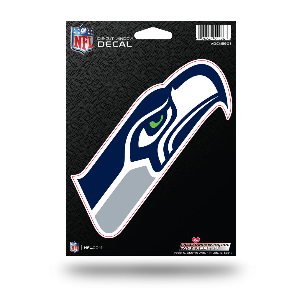 Rico NFL Seattle Seahawks Die Cut Auto Decal Car Sticker Medium VDCM