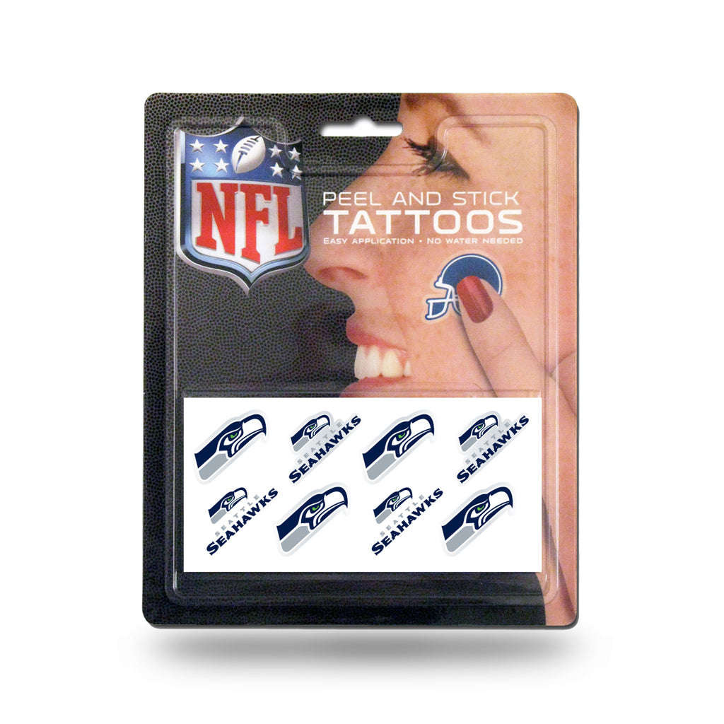Rico NFL Seattle Seahawks Peel & Stick Tattoos 8 Piece Set TAT