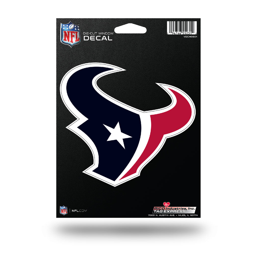 Rico NFL Houston Texans Die Cut Auto Decal Car Sticker Medium VDCM