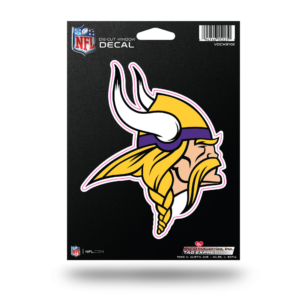 Rico NFL Minnesota Vikings Die Cut Auto Decal Car Sticker Medium VDCM
