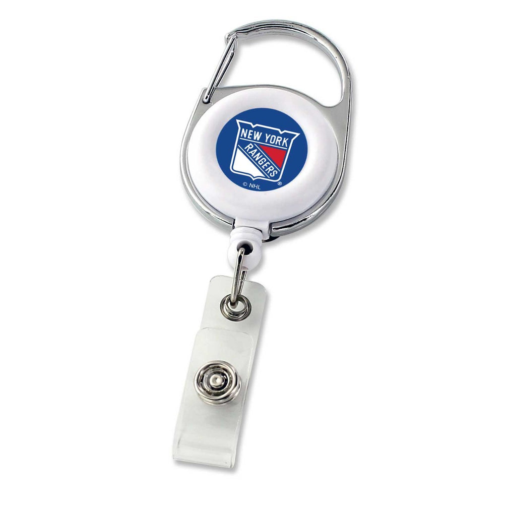 NY Badge Reel/ Cute Baseball Gift/retractable ID Holder 