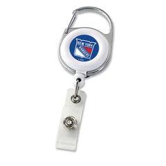 Aminco NHL New York Rangers Premium Retractable Deluxe Clip Badge Reel