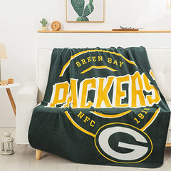 The Northwest Company NFL Green Bay Packers Campaign Design Fleece Throw Blanket