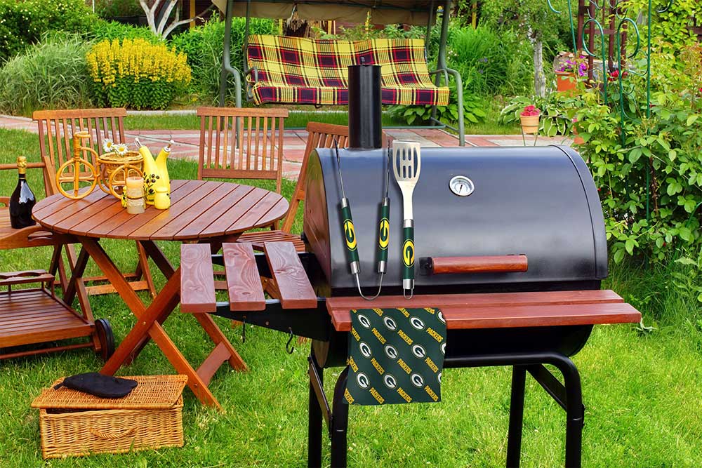 Northwest NFL Unisex Green Bay Packers Adult 3-Piece BBQ Utensil Set