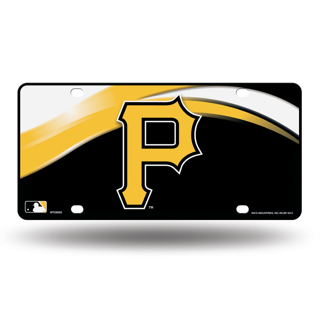 Rico MLB Pittsburgh Pirates Auto Metal Tag Car License Plate MTG