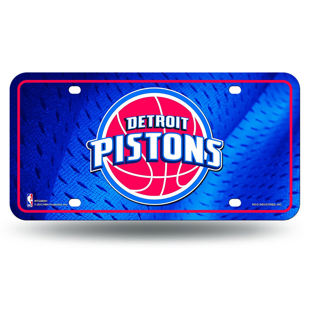 Rico NBA Detroit Pistons Auto Metal Tag Car License Plate MTG