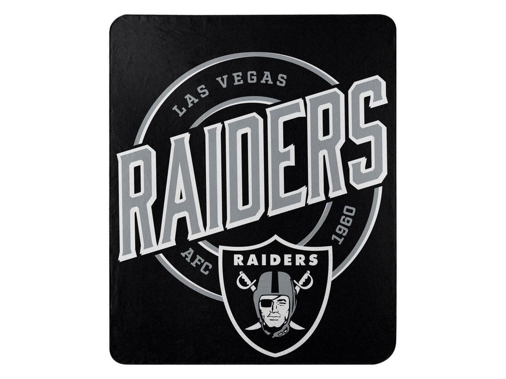 The Northwest Company NFL Las Vegas Raiders Campaign Design Fleece Throw Blanket