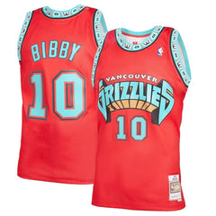 Mitchell & Ness NBA Men's Grizzlies Mike Bibby 1998-99 Road Swingman Jersey