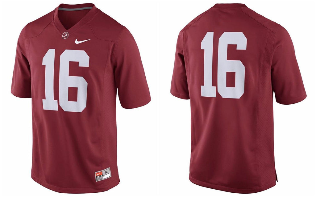 Nike Alabama Crimson Tide #16 Replica Football Jersey
