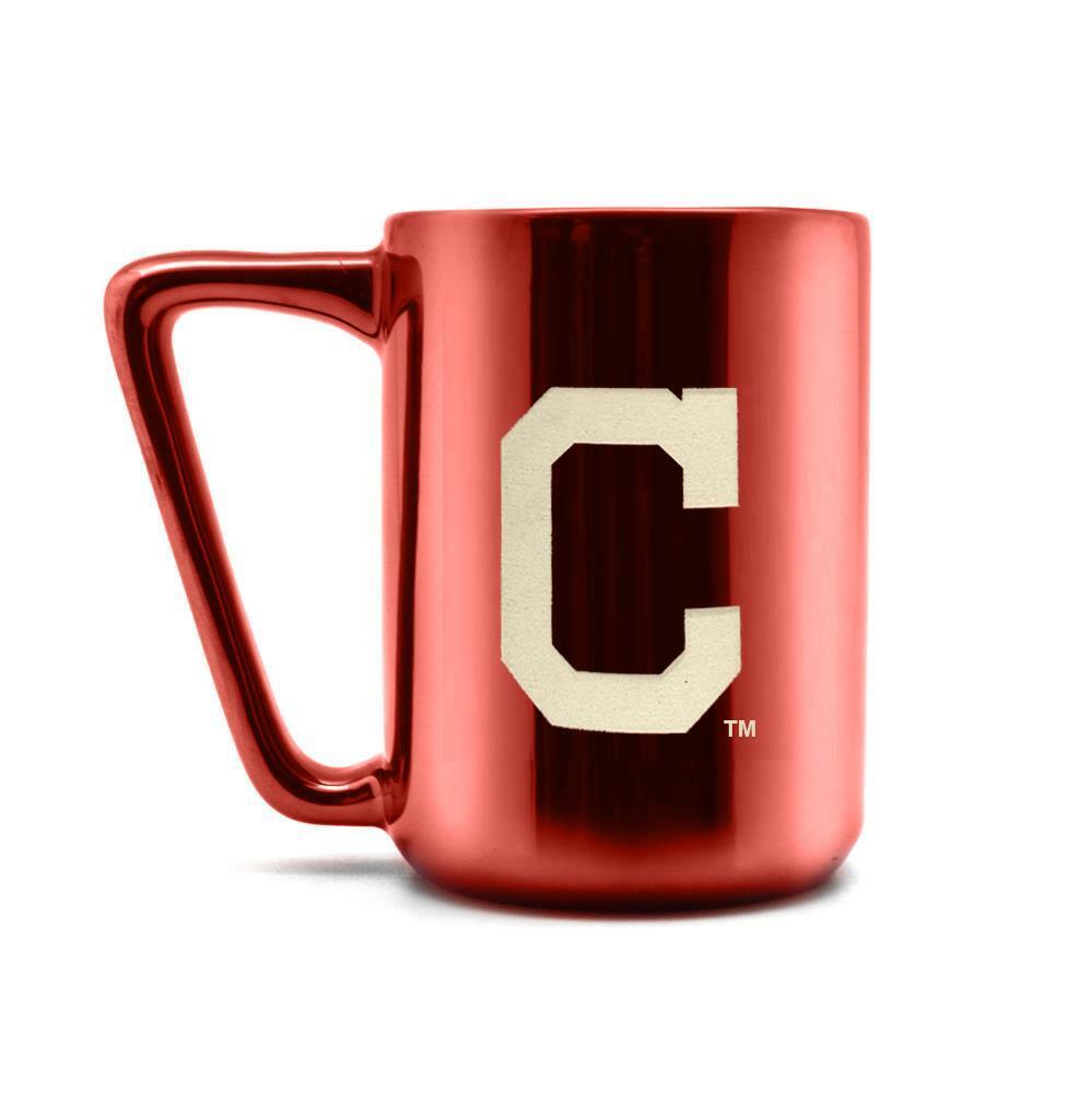 Duck House MLB Cleveland Indians Laser Engraved Ceramic Mug 16 oz.