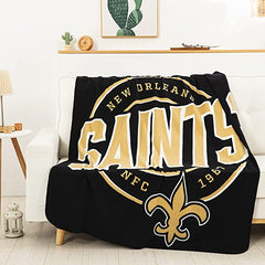 The Northwest Company NFL New Orleans Saints Campaign Design Fleece Throw Blanket