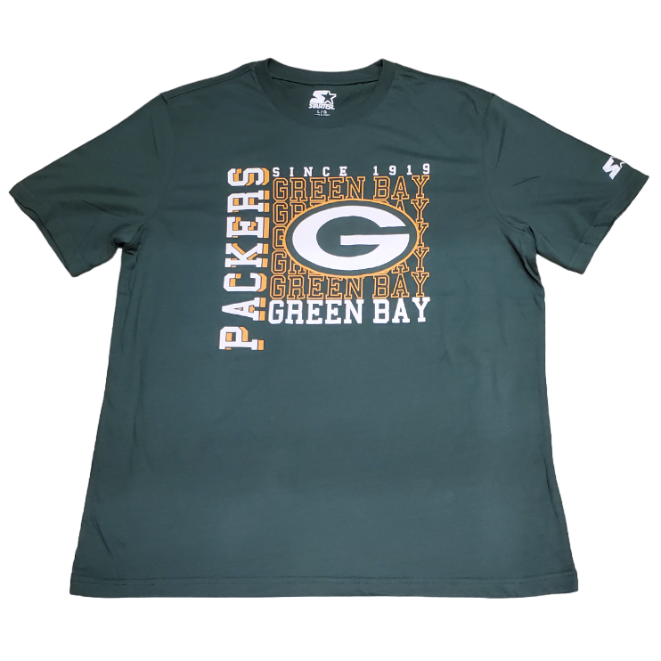 Nike Men's Green Bay Packers Aaron Jones #33 Logo Green T-Shirt