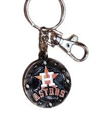 Aminco MLB Houston Astros Impact Keychain, Silver, One Size