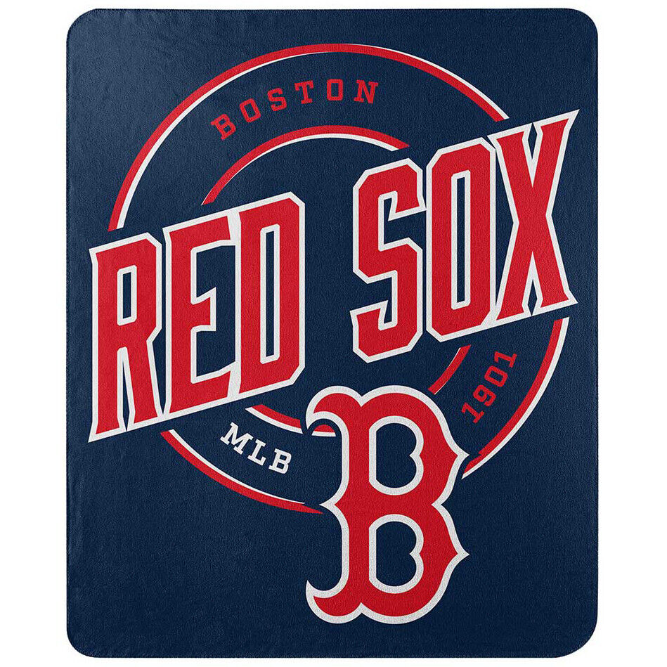 The Northwest Company MLB Boston Red Sox Campaign Design Fleece Throw Blanket