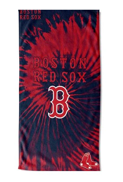 The Northwest Company MLB Boston Red Sox Psychedelic Beach Towel