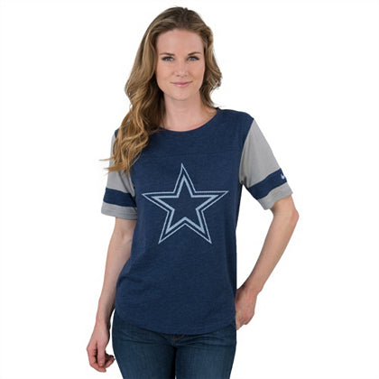 Nike Dallas Cowboys Women's Navy Stadium Fan T-Shirt Xs
