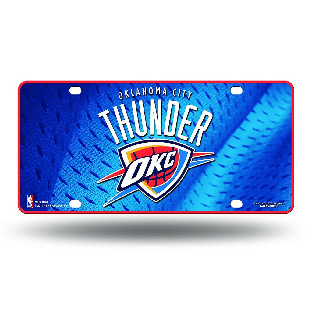 Rico NBA Oklahoma City Thunder Auto Metal Tag Car License Plate MTG